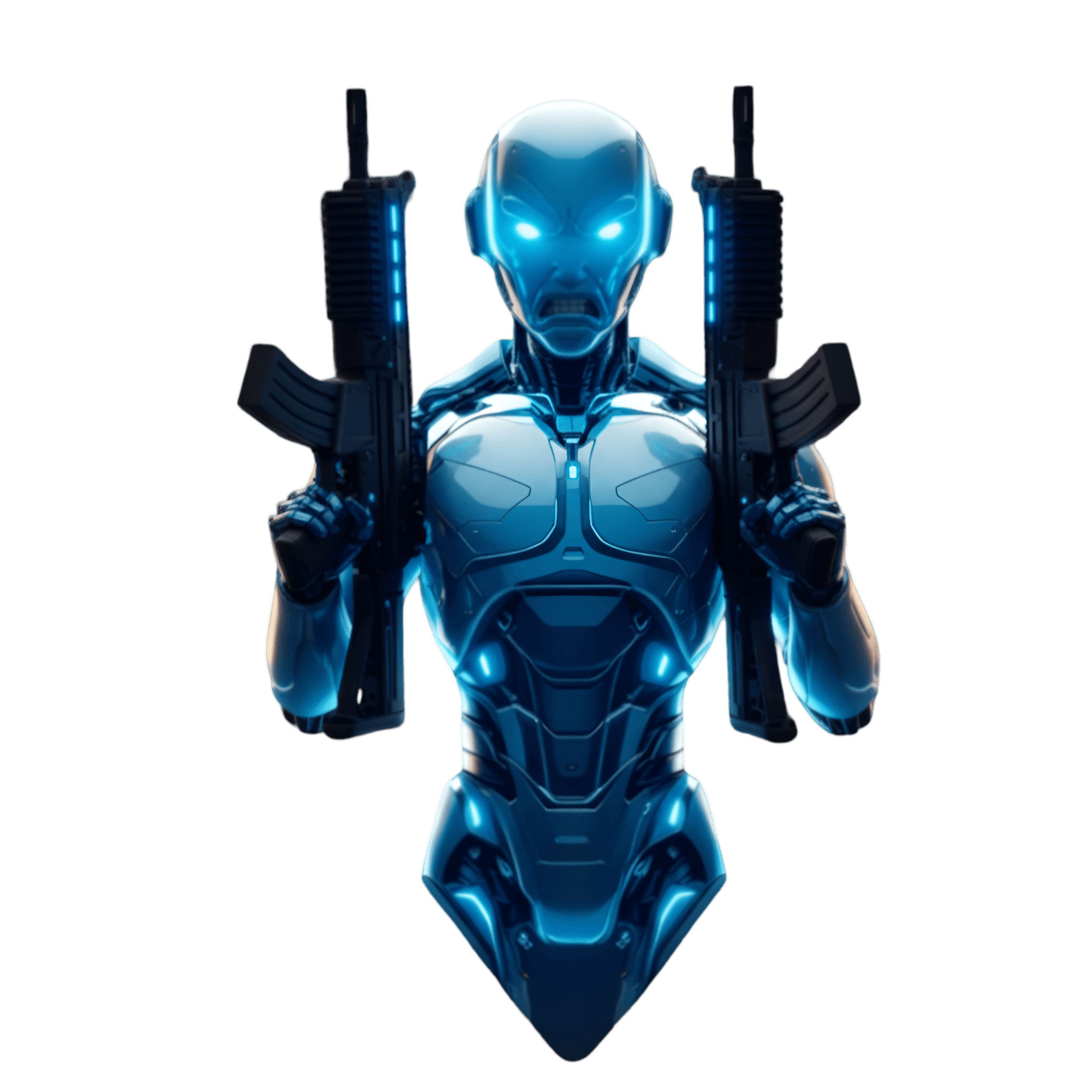 Floating robot in light mode