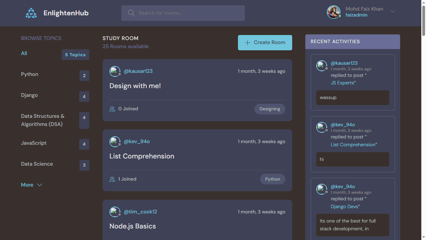 Showcase image for EnlightenHub