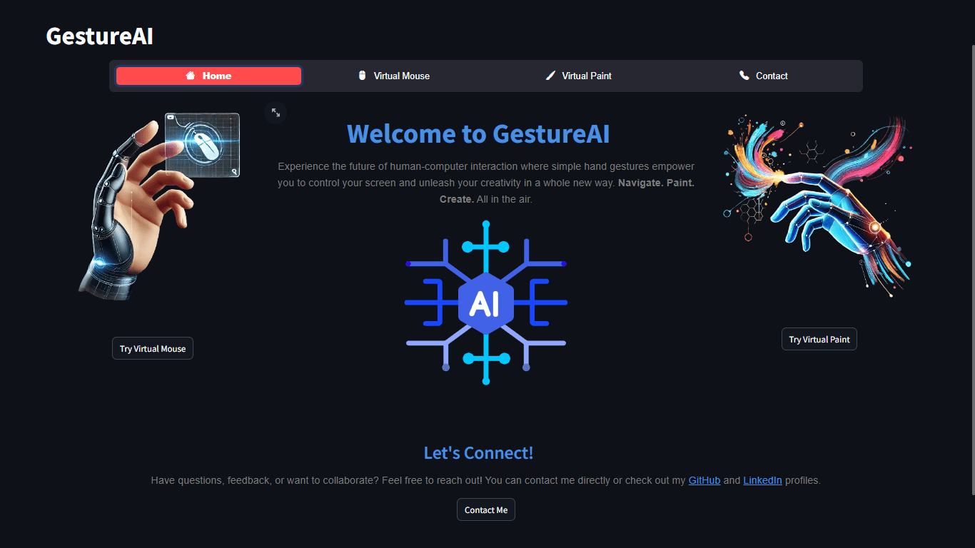 Showcase image for GestureAI