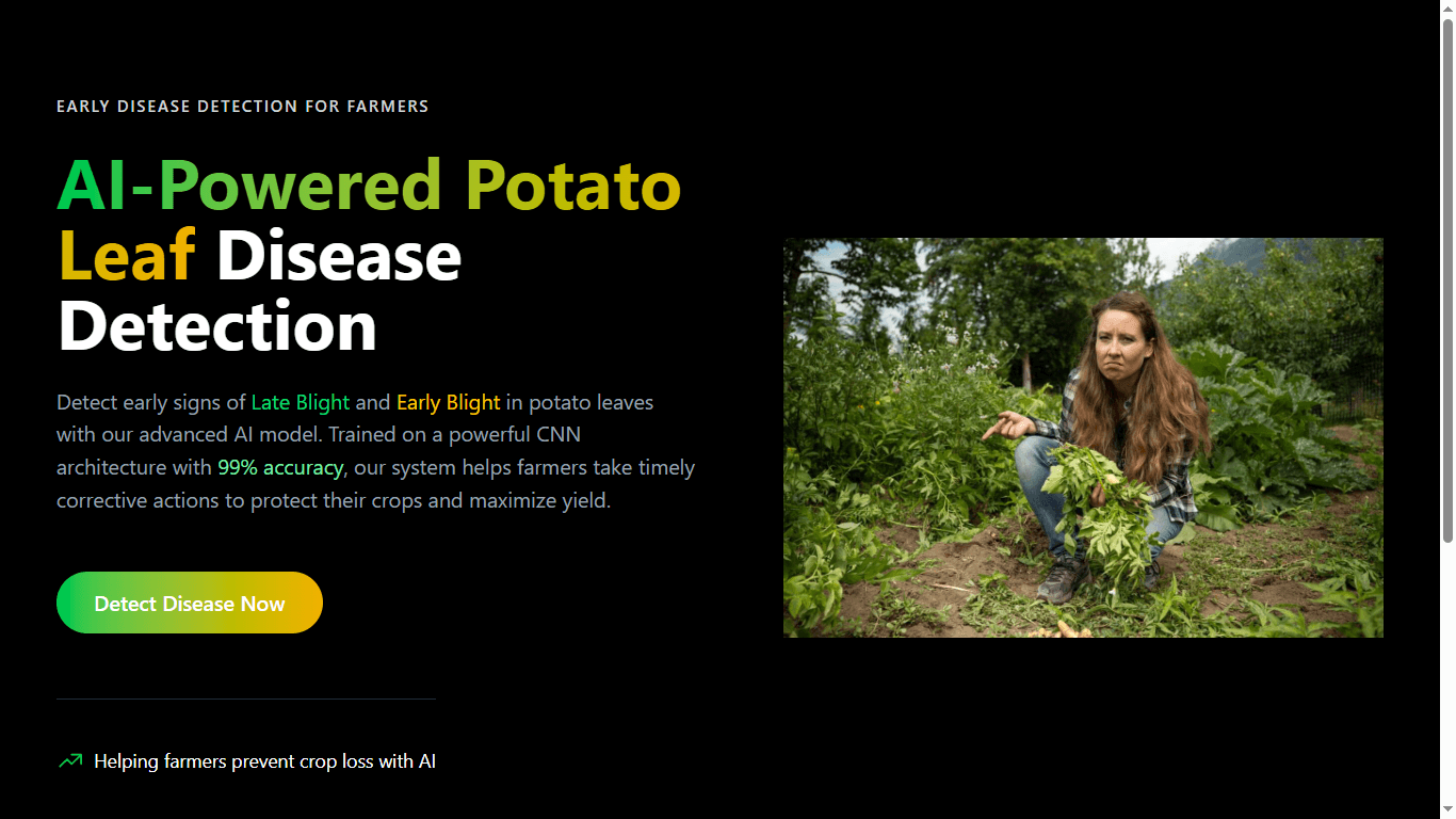 Showcase image for PotatoDisClas