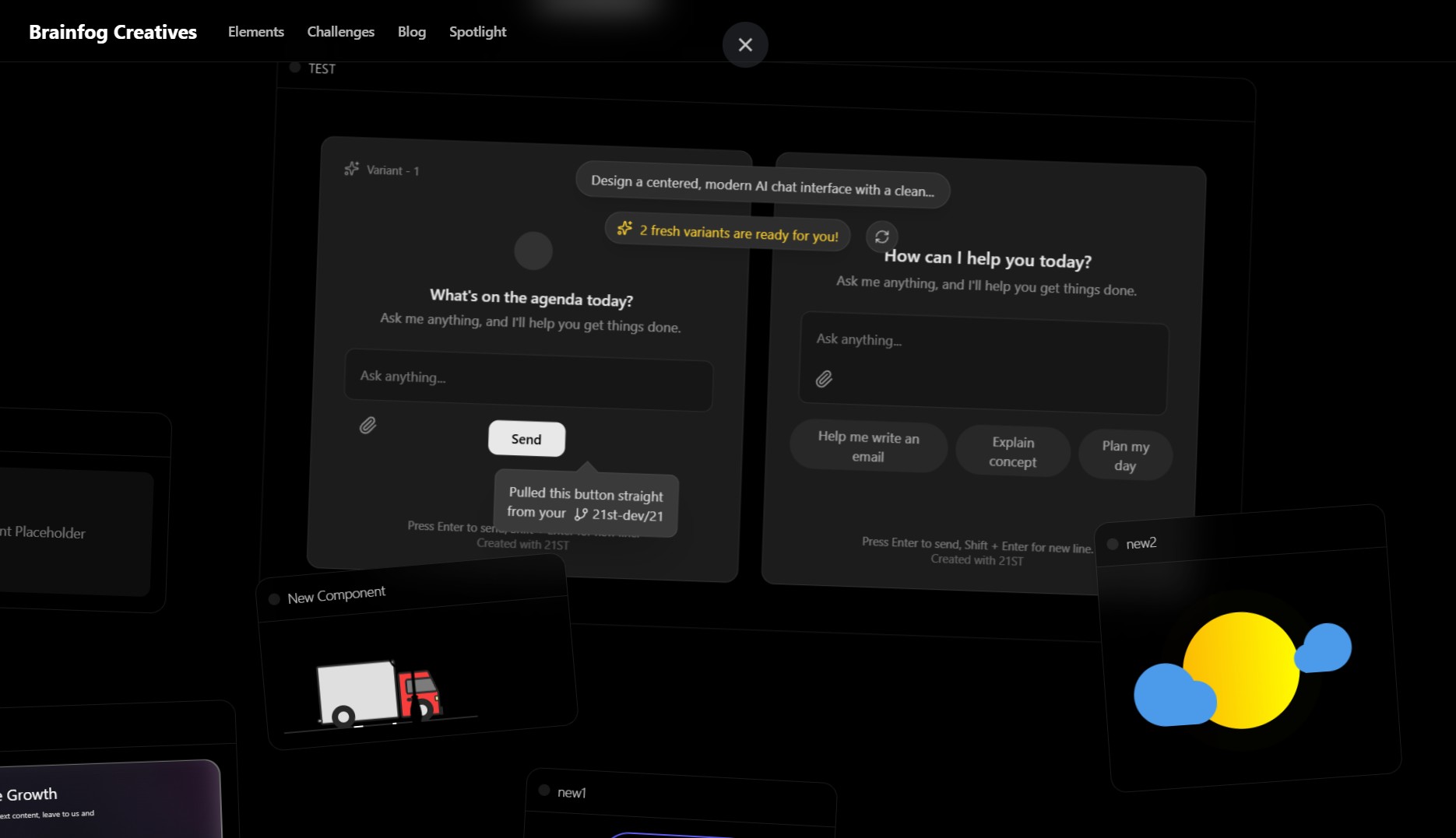 Creatives screenshot 2