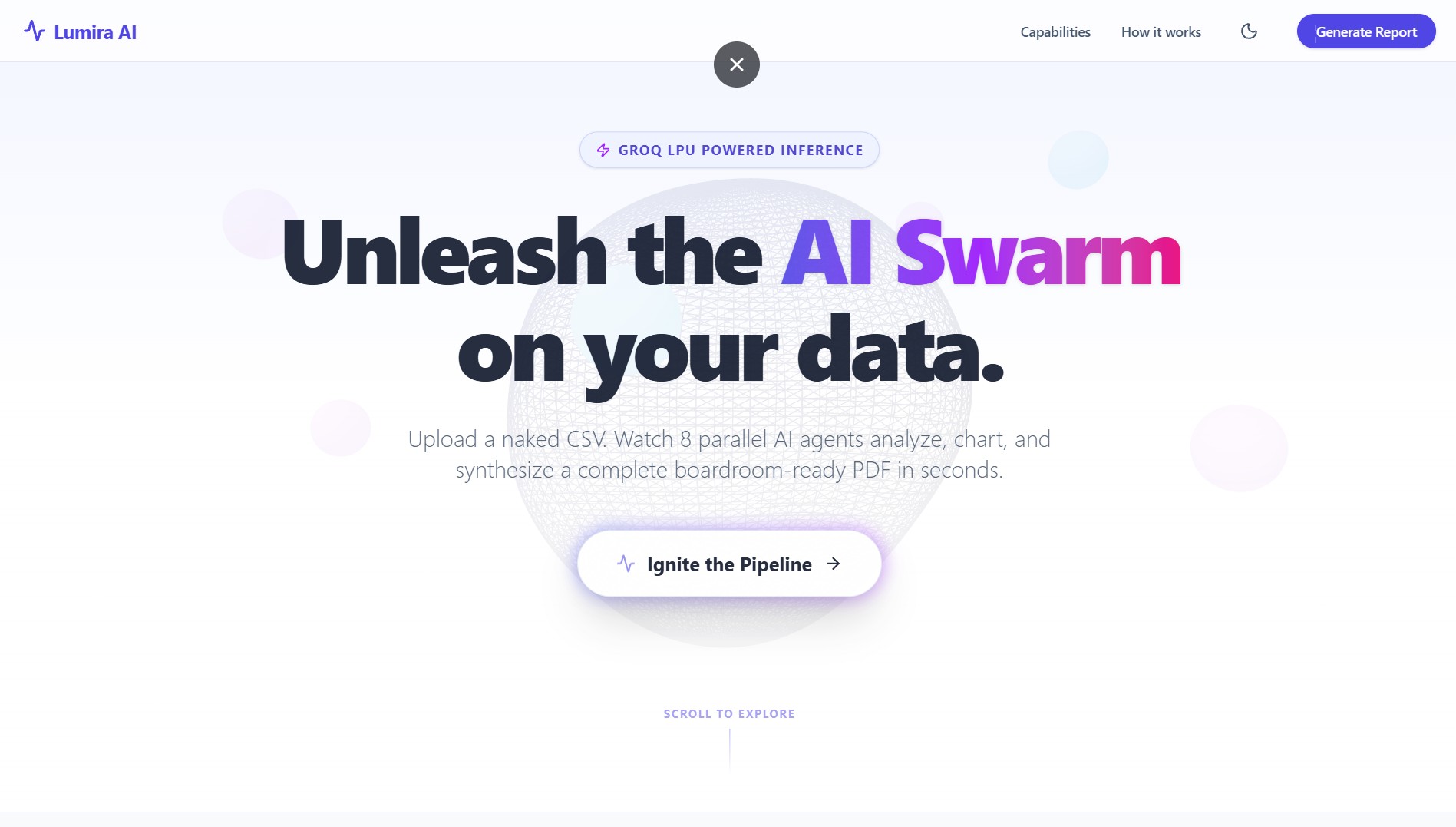 Lumira AI screenshot 2