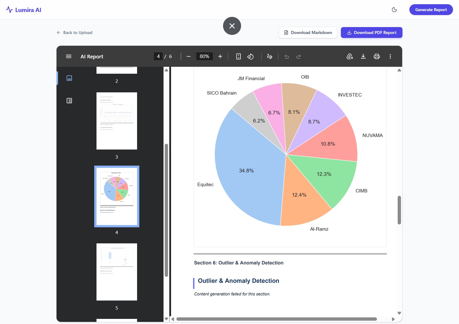 Lumira AI screenshot 3