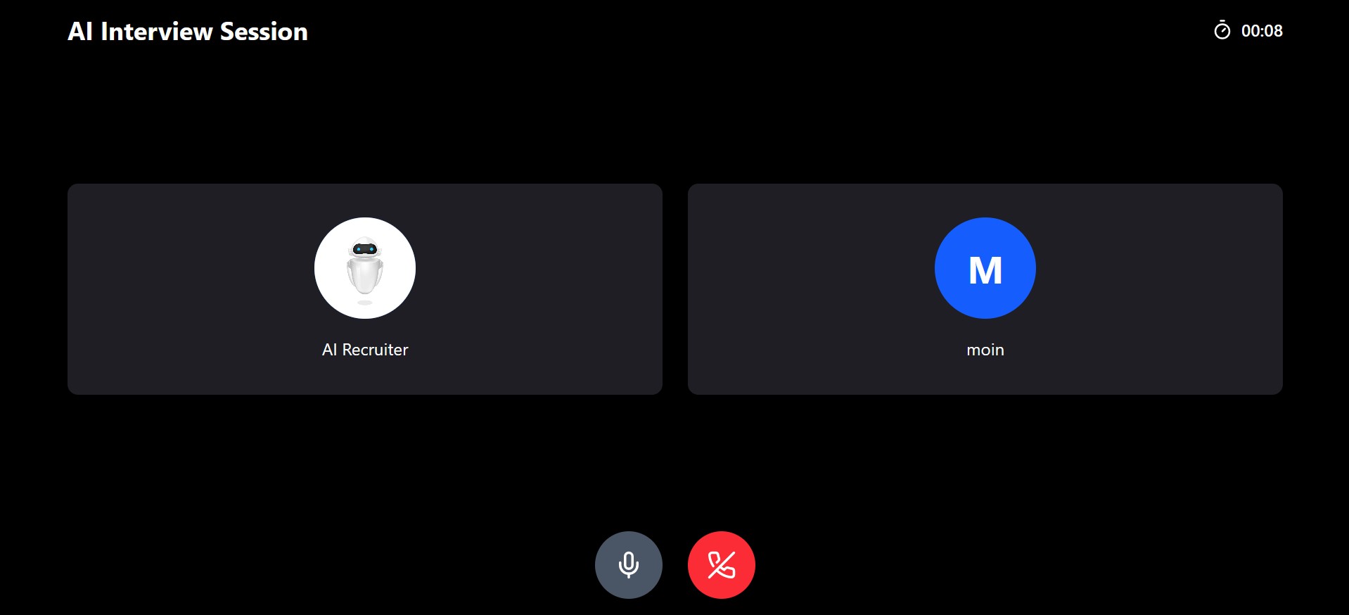 VocalHire: Real-Time Interview Platform screenshot 5